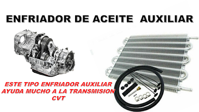 ENFRIADOR DE ACEITE AUXILIAR PARA TRANSMISION CVT