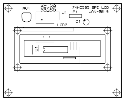 Making A SPI 16x4 Character LCD With SN74HC595N For Arduino PIC And AVR