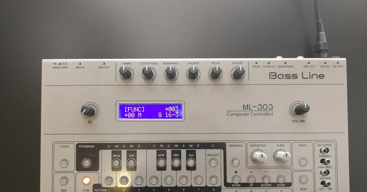 新品 acidlab bassline 3 黒 アナログシンセ （TB-303） ACIDLAB ( アシッドラボ ) Bassline3 Black 送料無料 | サウンド