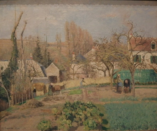 Pisarro's kitchen garden painting