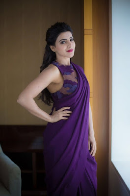 Actress Samantha Latest Hot Photos in Saree