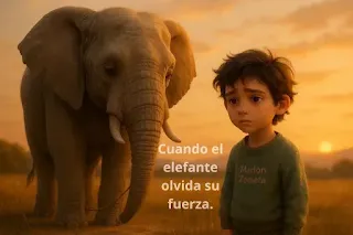 Cuando el elefante olvida su fuerza
