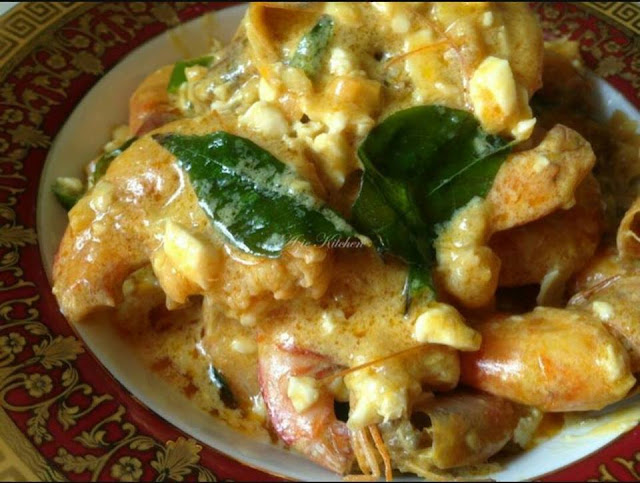 RESEPI UDANG GORENG BUTTER DAN TELUR MASIN - KOMPILASI 