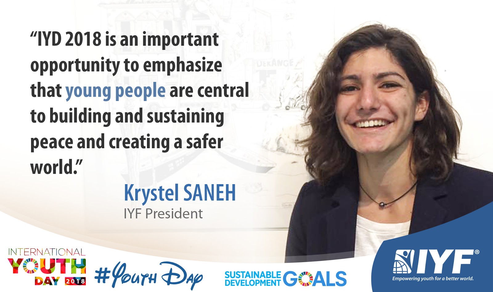 Krystel SANEH, IYF President