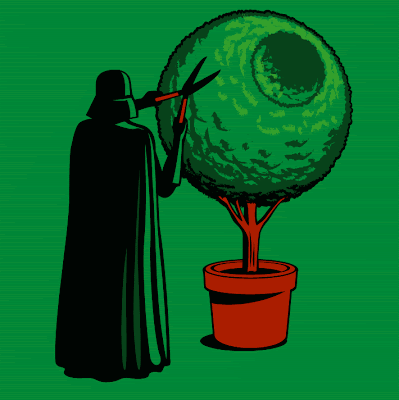 Threadless - Dark Side of the Garden by Glenn Jones