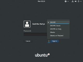 Set GNOME sebelum login ke desktop ubuntu