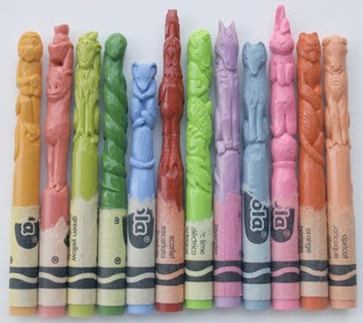Amazing Crayon Sculptures Seen On lolpicturegallery.blogspot.com