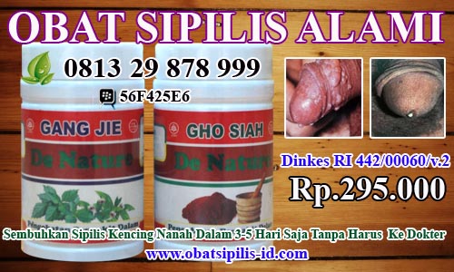 cara mengobati sipilis tanpa obat