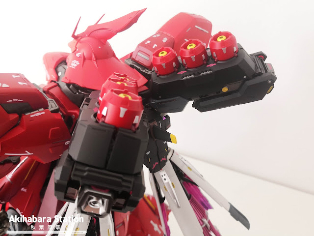 Review de Metal Structure MSN-04 Sazabi, Tamashii Nations.