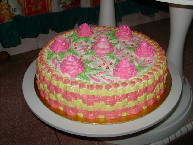Atie s Cake  Kek Ising Hiasan  Bunga 