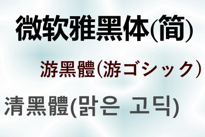 網頁中文字型除了微軟正黑體, 還有這些好選擇！(windows)