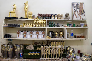 Replicas of Pharaonic statues are seen at the workshop of the Replica Production Unit located at Salah Al Din Citadel in Cairo, Egypt. EPA