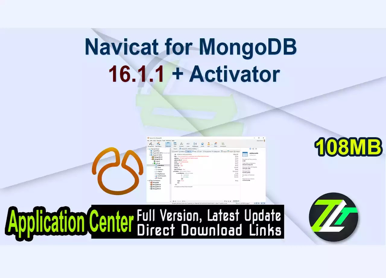 Navicat for MongoDB 16.1.1 + Activator