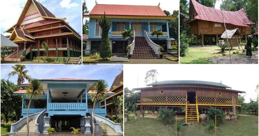  Rumah  Selaso Jatuh Kembar Rumah  Adat  Riau Adat  Nusantara  