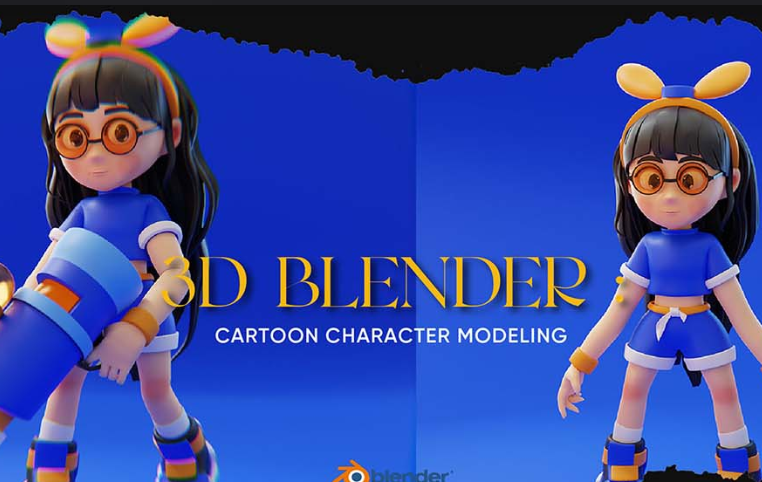 3D Blender Cartoon Character Modeling Digiart academy