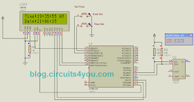 Real Time Clock DS1307 Interfacing with ATmega8