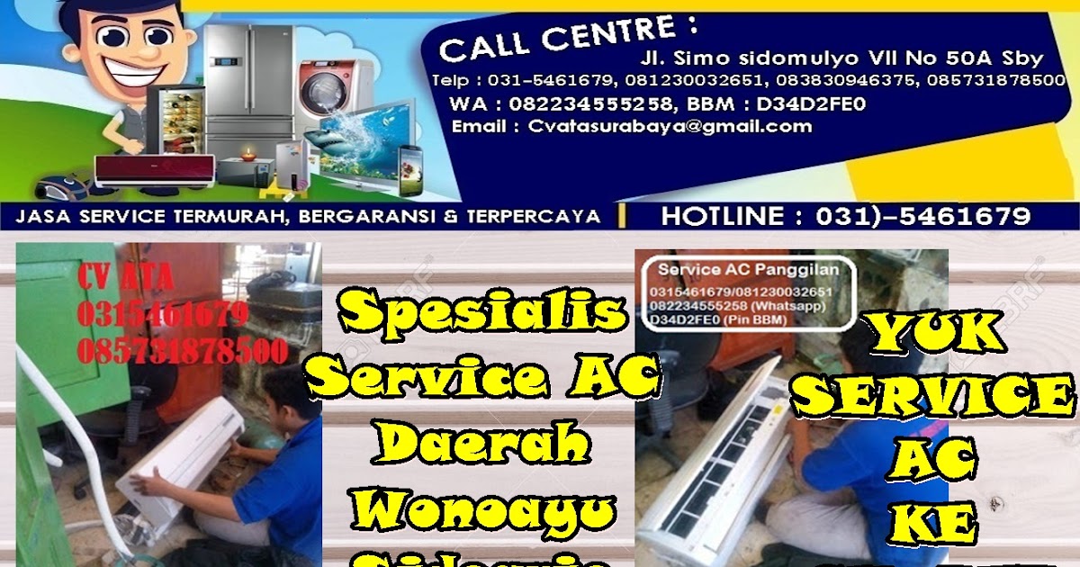 Service AC Kulkas Mesin Cuci Wonoayu Sidoarjo Murah