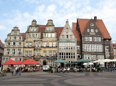 Casas; Marktplatz; Bremen; Brême; Alemania; Deutschland; Germany; Allemagne