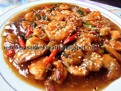 Resep Udang Saus Tiram