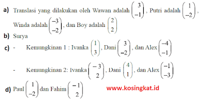 kunci jawaban matematika kelas 9 halaman 191 - 198 uji kompetensi 3