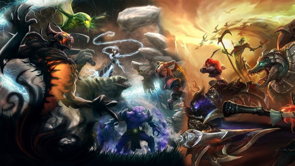 League of Legends or DOTA 2