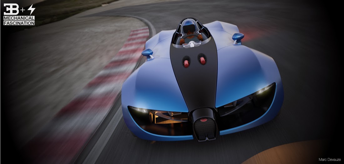 Bugatti Type Zero concept car of the future