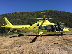 Muchas gracias al Summa 112, a su helicóptero, al personal sanitario, pilotos, y a todas las personas que participaron en el rescate