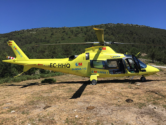 Muchas gracias al Summa 112, a su helicóptero, al personal sanitario, pilotos, y a todas las personas que participaron en el rescate