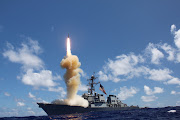 The USS Fitzgerald (DDG 62) guidedmissile destroyer of the United States . (standard missile sm launches from the guided missile destroyer uss fitzgerald ddg as apart of joint ballistic missile defense exercise)