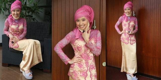 Gambar Model Baju Kebaya Muslim Bejilbab Modern - Loli
