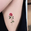 Rose Tattoos On The Side : 50 Fabulous Rose Tattoos On Ankle - A good idea would be to try rose white ink tattoo or even better you can go for a rose gold tattoo.