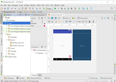 Android Studio JAVAをクリックして開く