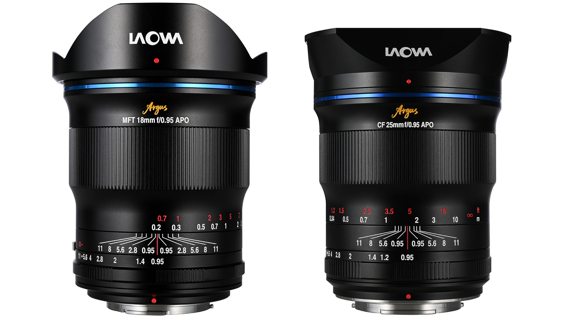 Новые объективы Laowa 18mm f/0.95 и 25mm f/0.9