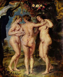 Las tres gracias de Rubens