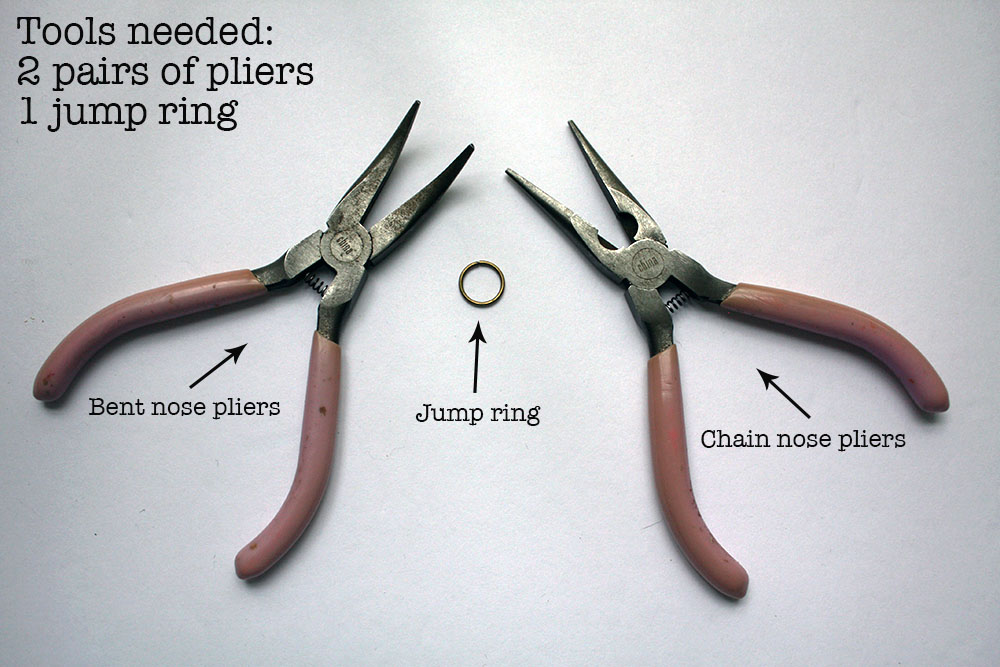 CraftyHope: Jewelry-Making for Beginners Part 6: Opening and Closing a Jump  Ring