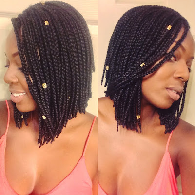 Box braids cortas