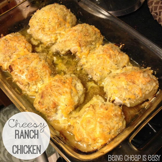 #WhatsForDinner, Chicken, Baked Chicken, Chicken Thighs, Panko Breadcrumbs