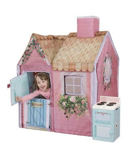 fabric play house - rose petal cottage