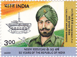 Postage stamp on Karam Singh PVC