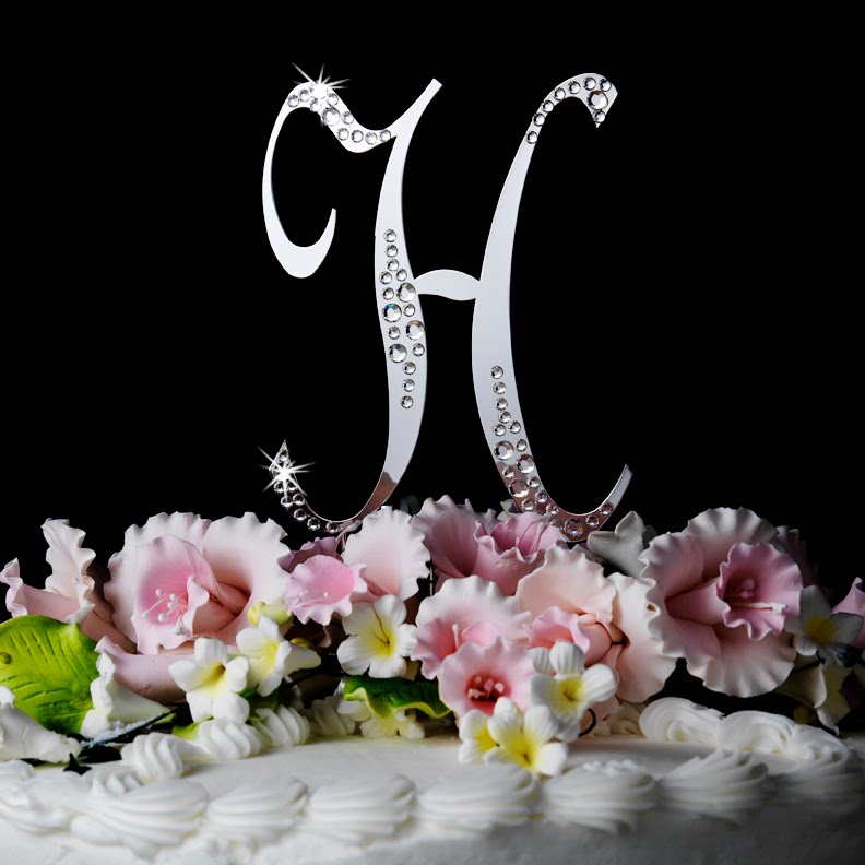 crystal cake toppers wedding. Crystal Cake toppers are used