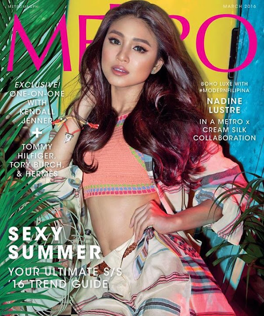 Nadine Lustre 2 Metro Covers this March 2016 