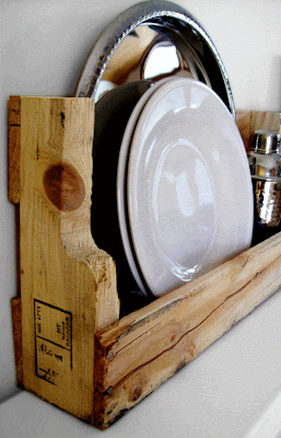 Pallet Wood Wall Shelf