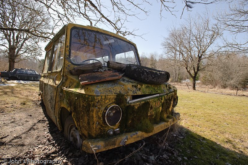 Old rusty cars Car cemetery B stn s Spring 2009 Part 1