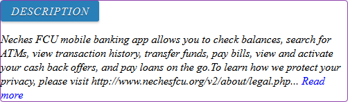 neches federal credit union
