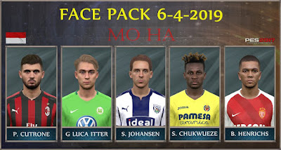 PES 2017 Facepack 6-4-2019 by Mo Ha