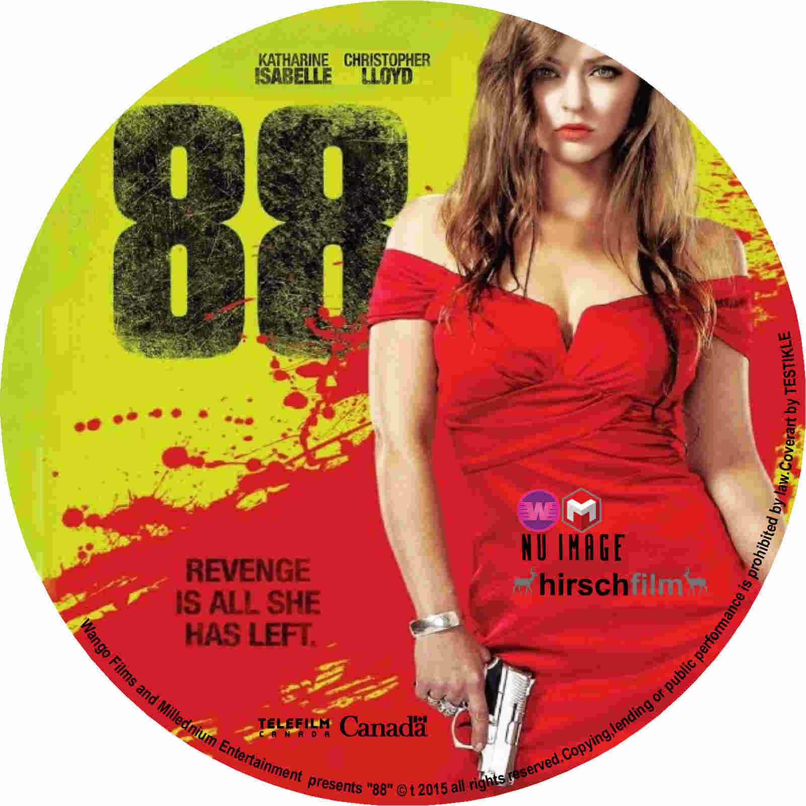 88 (2015) - DVD Label Cover Movie