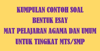 Kumpulan contoh soal mid semester