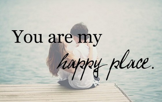 you are my happy place | Saying Pictures