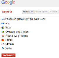 After Google  takeout