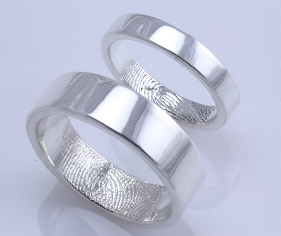 Fab Find Fingerprint Wedding Rings